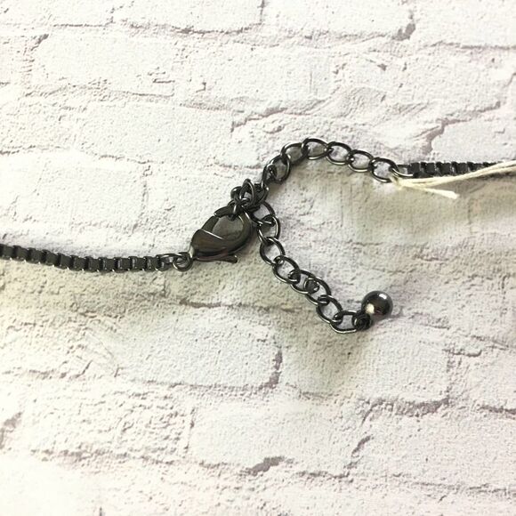 Boho Multi Color Metal Flower Y Necklace - Picture 3 of 5